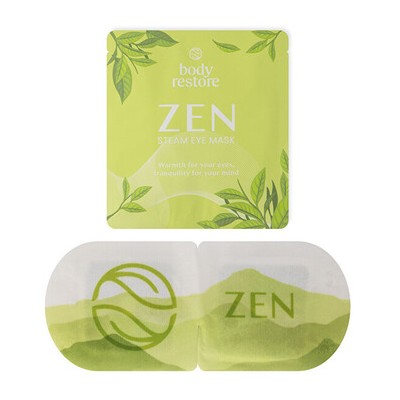 Body Restore ZEN Steam Eye Mask ( Zelený čaj ) - Samozahřívací maska na oční okolí 5.0ks