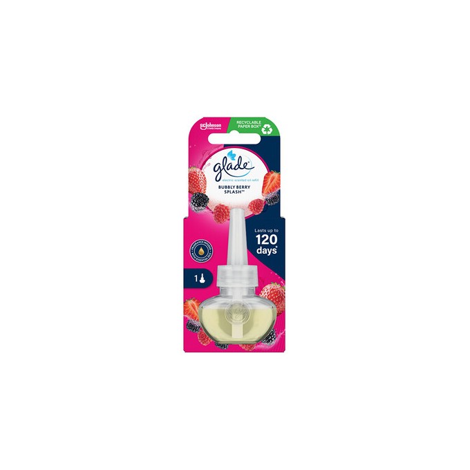 Glade Bubble Berry Splash Refill - Náplň do elektrického osvěžovače vzduchu 20ml