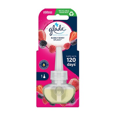 Glade Bubble Berry Splash Refill - Náplň do elektrického osvěžovače vzduchu 20ml
