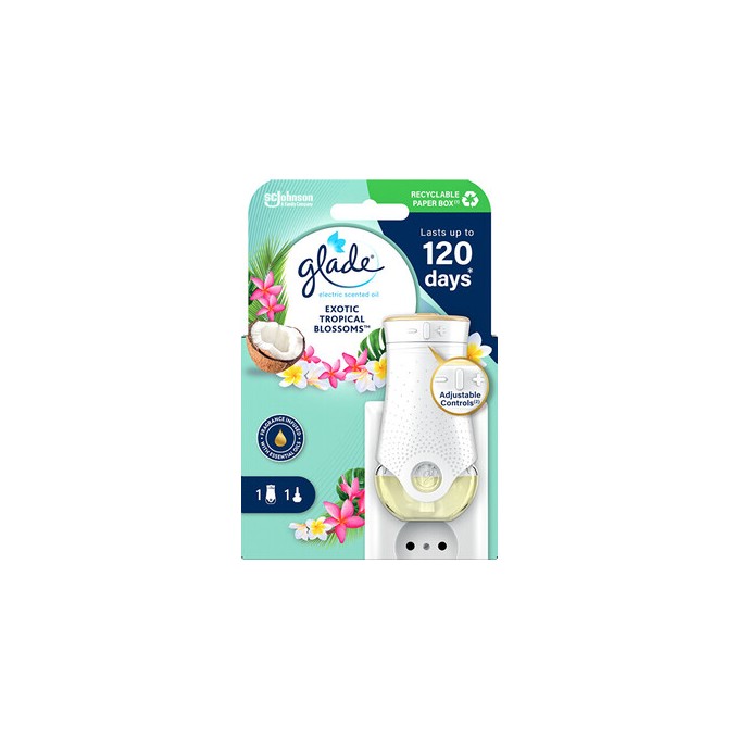 Glade Exotic Tropical Blossoms Set - Elektrický osvěžovač vzduchu + náplň 20ml
