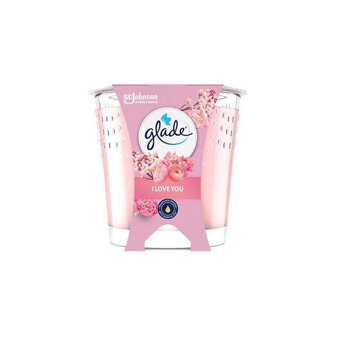 Glade I Love You Candle - Vonná svíčka 112.0g