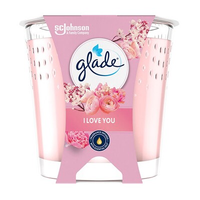 Glade I Love You Candle - Vonná svíčka 204.0g