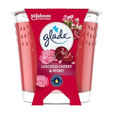 Glade Luscious Cherry & Peony Candle - Vonná svíčka 70.0g