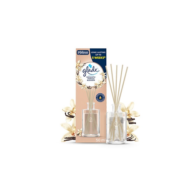 Glade Reeds Vanilla - Tyčinkový difuzér 50ml