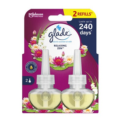Glade Relaxing Zen Refill Duo - Sada náplní do elektrického osvěžovače vzduchu 20ml