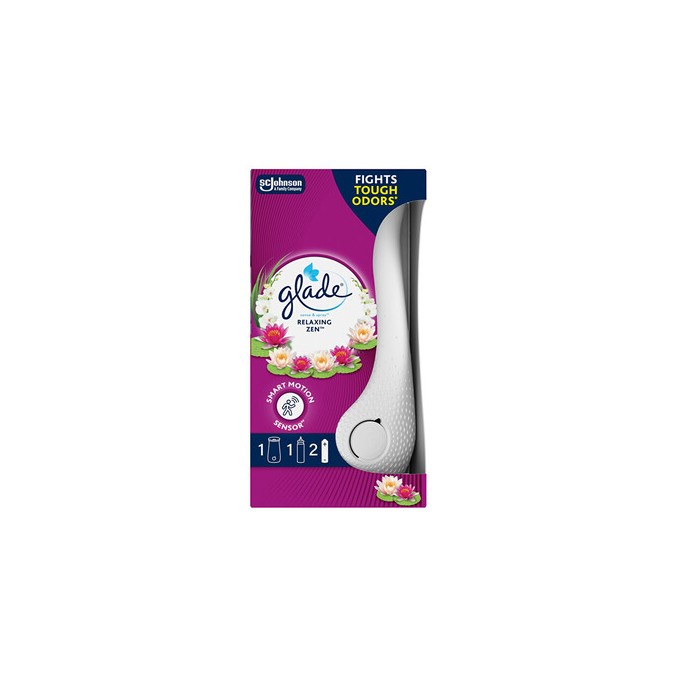 Glade Sense & Spray Relaxing Zen - Automatický osvěžovač vzduchu + náplň 18ml