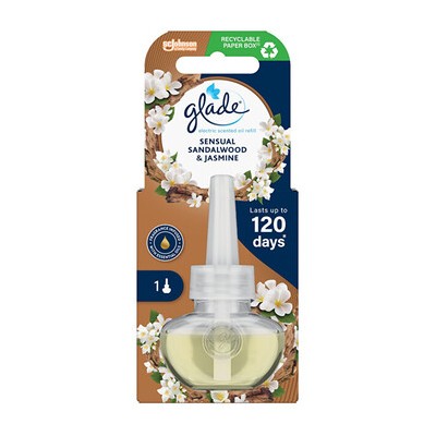 Glade Sensual Sandalwood & Jasmine Refill - Náplň do elektrického osvěžovače vzduchu 20ml