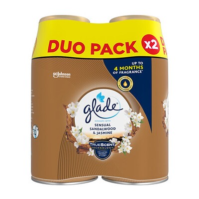 Glade Sensual Sandalwood & Jasmine Refill Duo - Sada náplní do osvěžovače vzduchu 269ml
