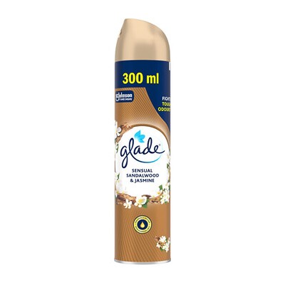 Glade Sensual Sandalwood & Jasmine Spray - Osvěžovač vzduchu 300ml