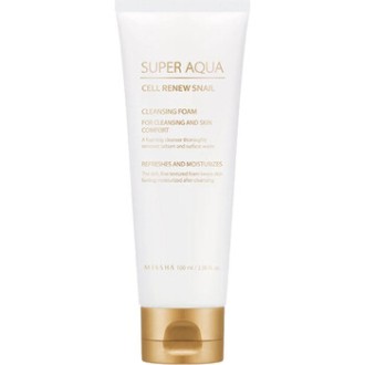 Missha Super Aqua Cell Renew Snail Cleansing Foam - Čisticí pleťová pěna se šnečím extraktem 100ml