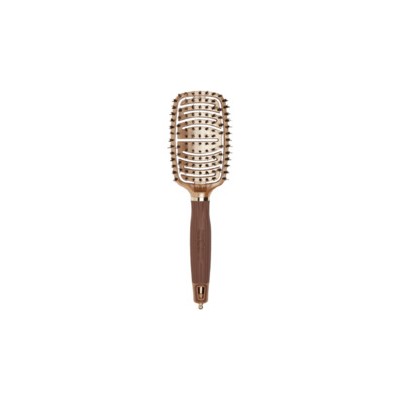 Olivia Garden NanoThermic Flex Combo - Plochý kartáč na vlasy s ionickými štětinami 0ml