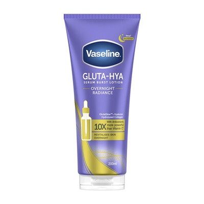 Vaseline Gluta-Hya Overnight Radiance - Noční rozjasňující tělové sérum 200ml
