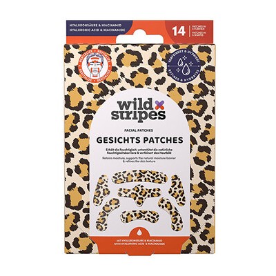 Wild Stripes Animal Leo Facial Patches - Hydrokoloidní náplasti na pleť ( 14 ks )