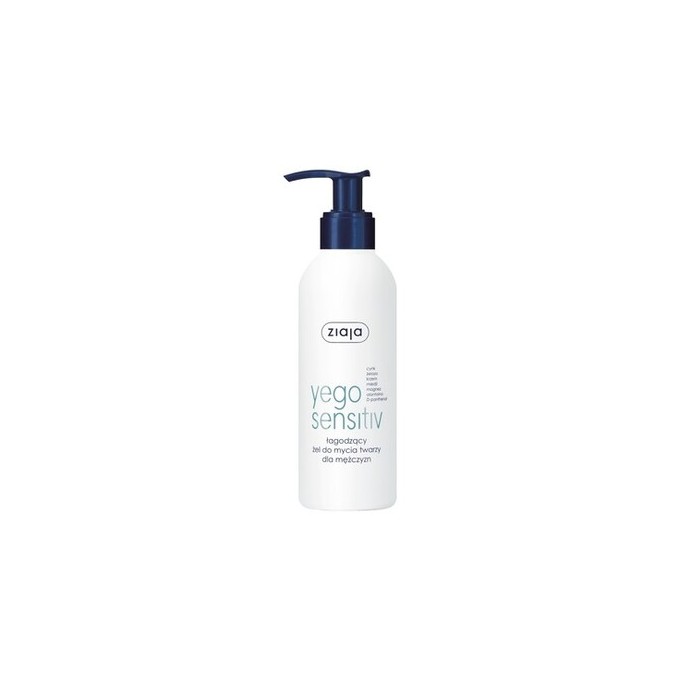 Ziaja Yego Sensitiv Soothing Face Wash Gel - Čisticí gel pro muže 200ml