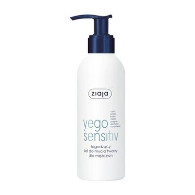 Ziaja Yego Sensitiv Soothing Face Wash Gel - Čisticí gel pro muže 200ml