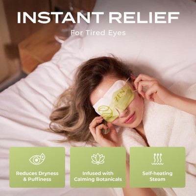 Body Restore ZEN Steam Eye Mask ( Zelený čaj ) - Samozahřívací maska n