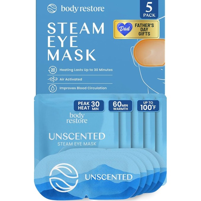 Body Restore Steam Eye Mask - Samozahřívací relaxační maska na oční ok