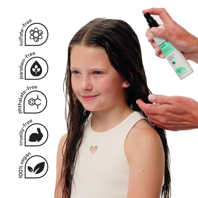 Tangle Teezer Everyday Detangling Spray for Kids - Baby spray for easier combing of hair 150 ml