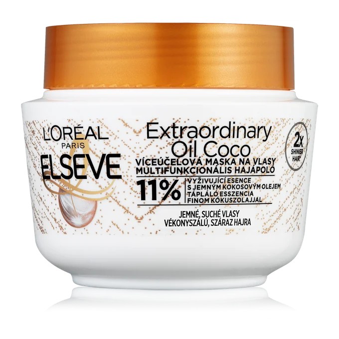 L´Oréal Professionnel Hair mask with coconut oil for normal to dry, Elseve hair Elseve