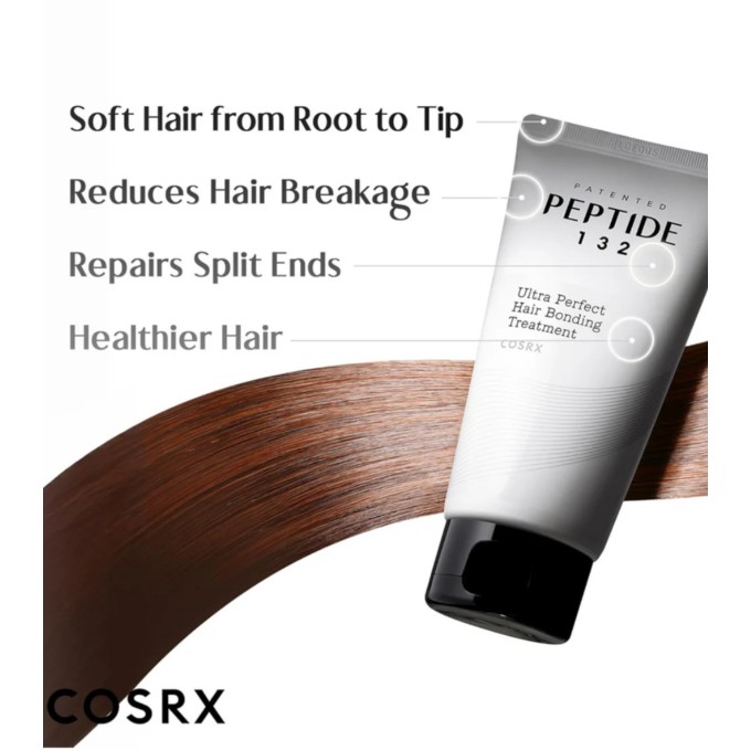 COSRX Peptide 132 Ultra Perfect Hair Bonding Treatment - intensyvi regeneruojanti plaukų kaukė, 120