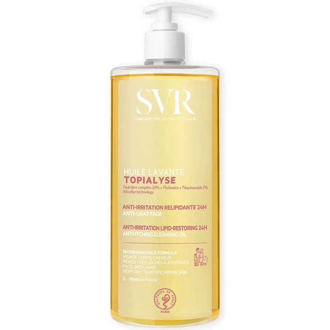 SVR Laboratoire Topialyse Huile Lavante - Čistící olej pro suchou atopickou pokožku 1000 ml