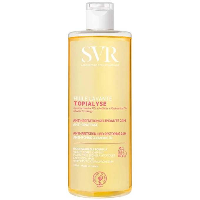 SVR Laboratoire Topialyse Huile Lavante - Čistící olej pro suchou atopickou pokožku 400 ml