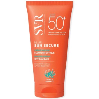 SVR Laboratoire Sun Secure Blur SPF50+ Cream - saulės kremas veidui, 50 ml