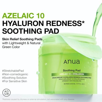 Anua Redness Soothing Pad - Zklidňující tonizační tampony ( 90 ks ) 2