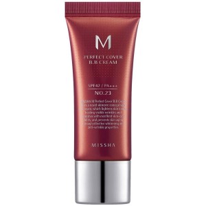 Missha M Perfect Cover BB Cream EX SPF 42 PA+++ - BB kremas, 20 ml Nr.