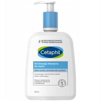 Cetaphil Gentle Skin Cleanser - Švelni valomoji emulsija, 500 ml
