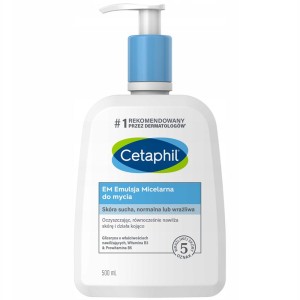 Cetaphil Gentle Skin Cleanser - Švelni valomoji emulsija, 500 ml