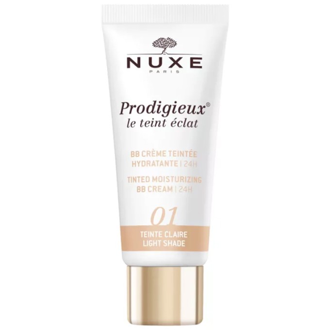 Nuxe Prodigieux Le Teint Eclat Tinted Moisturising BB Cream 24H - Brightening BB cream 30 ml 1 Light