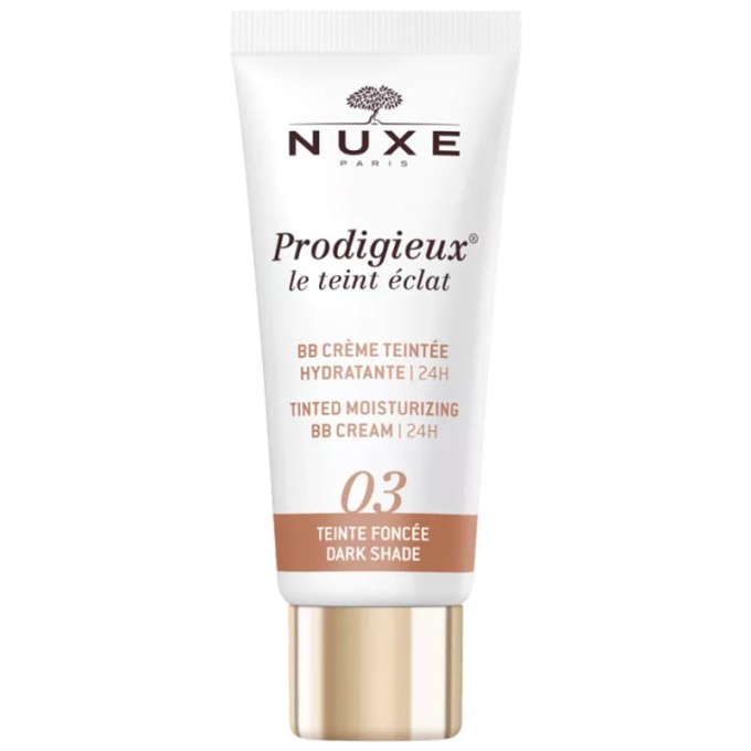 Nuxe Prodigieux Le Teint Eclat Tinted Moisturising BB Cream 24H - Brightening BB cream 30 ml 3 Dark