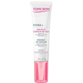Topicrem HYDRA+ Radiance Eye Contour - paakių kremas, 15 ml