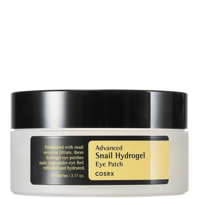 COSRX Advanced Snail Hydrogel Eye Patch - paakių pagalvėlės su sraigių esencija ir niacinamidu, 60