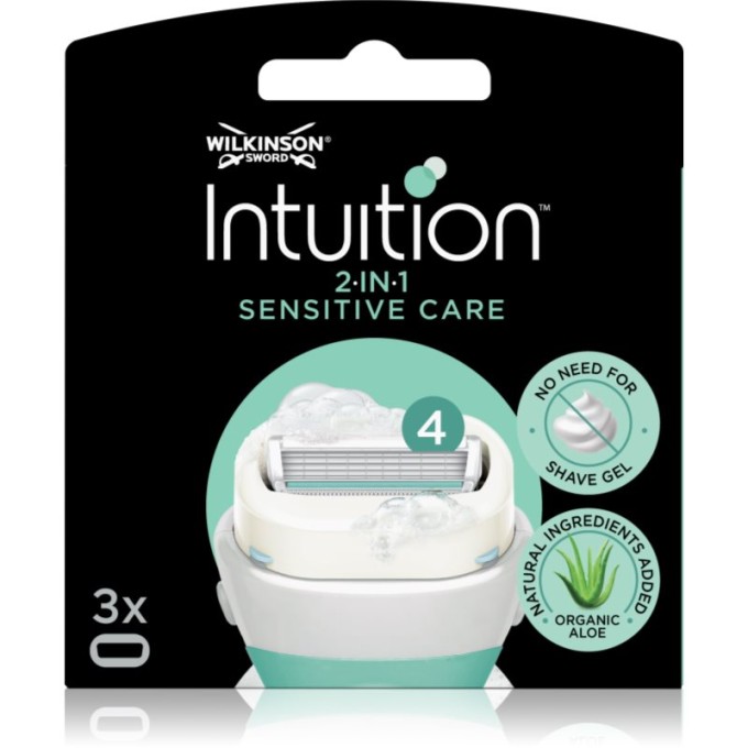 Wilkinson Sword Intuition Sensitive Care (3 vnt.s) - Replacement head for sensitive skin