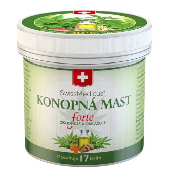 Herbamedicus Cannabis ointment FORTE - tepalas su kanapių aliejumi, 125 ml