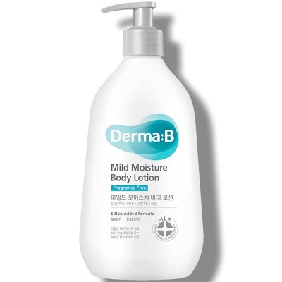 Derma:B Mild Moisture Body Lotion - drėkinamasis kūno losjonas sausai ir jautriai odai, 400 ml