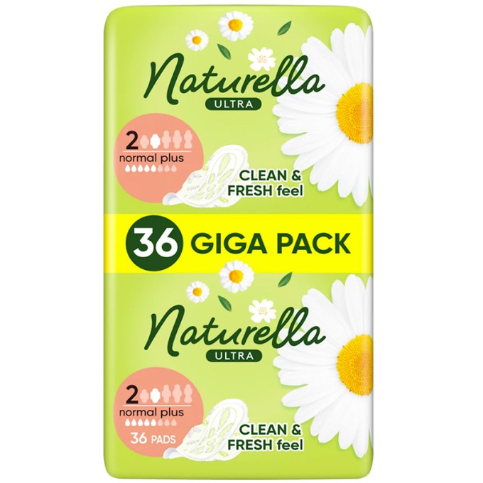 Naturella Ultra Normal Plus - higieniniai paketai, 36 vnt.