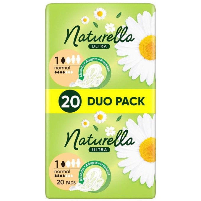 Naturella Ultra Normal Plus - higieniniai paketai, 20 vnt.