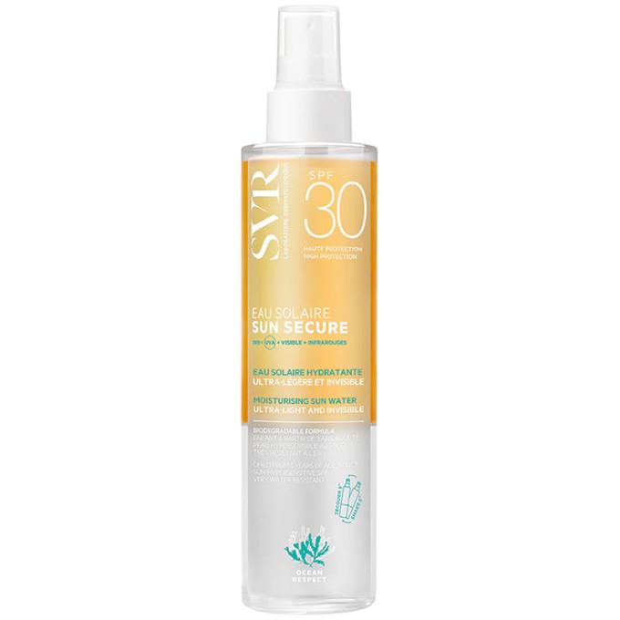 SVR Laboratoire Sun Secure Sun Protection Water SPF 50+ - gaivinantis dviejų fazių įdegio