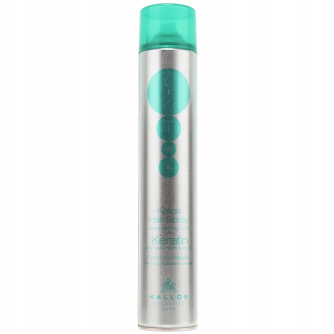 Kallos Hair Spray Extra Strong With Keratin 750 ml