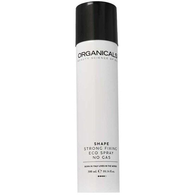 Organicals SHAPE Strong Fixing Eco Spray - ekologiškas plaukų lakas, 300 ml