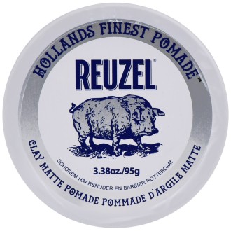 Reuzel Clay Matte Pomade - Mattifying pomade for hair with clay 95 ml