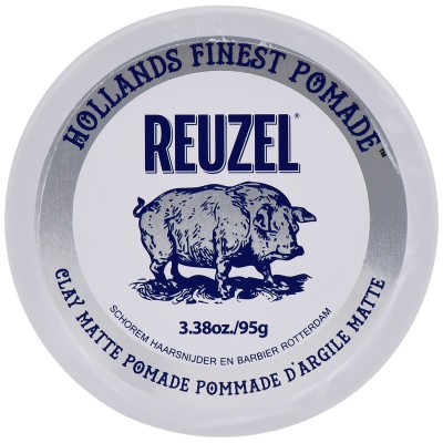 Reuzel Clay Matte Pomade - Mattifying pomade for hair with clay 95 ml