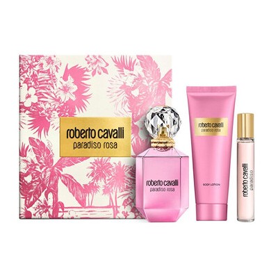 Cavalli Roberto Paradiso Rosa Dárková sada EDP 75 ml, tělové mléko 100 ml a miniaturka EDP 15 ml 75ml