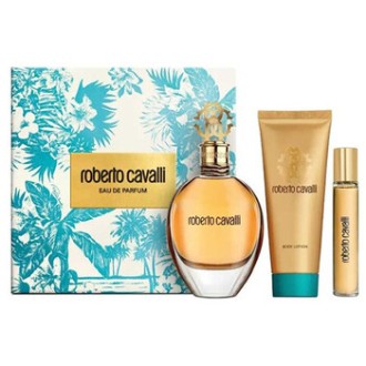 Cavalli Roberto Roberto Cavalli Dárková sada EDP 75 ml, tělové mléko 100 ml a miniaturka EDP 15 ml 75ml