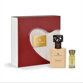 Swiss Arabian Vanilla 01 Dárková sada Extrait de Parfum 50 ml a parfumed oil 12 ml 50ml
