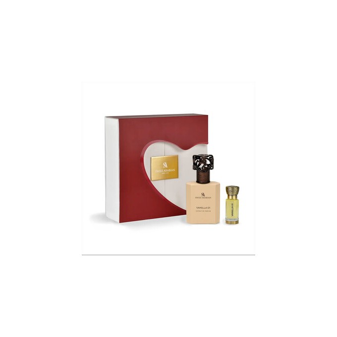 Swiss Arabian Vanilla 01 Dárková sada Extrait de Parfum 50 ml a parfumed oil 12 ml 50ml