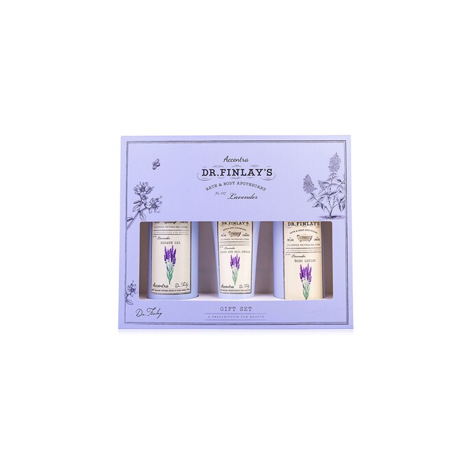 Accentra Lavender Dr. Finlay`s Bath Care Set - Dárková sada koupelové péče